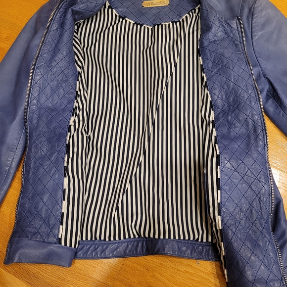 Massimo Dutti leather jacket (lamb leather) - Picture 4 of 8